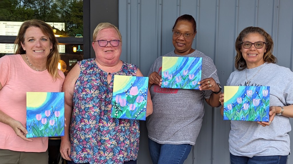 tulip painting class