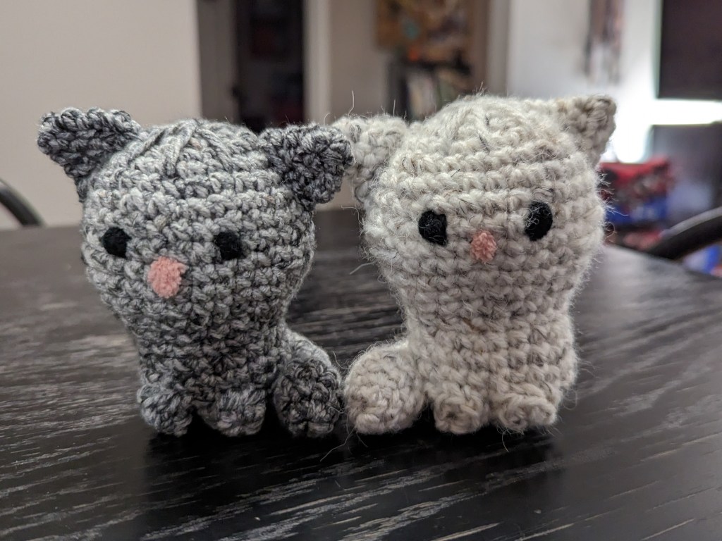 cute crochet cats